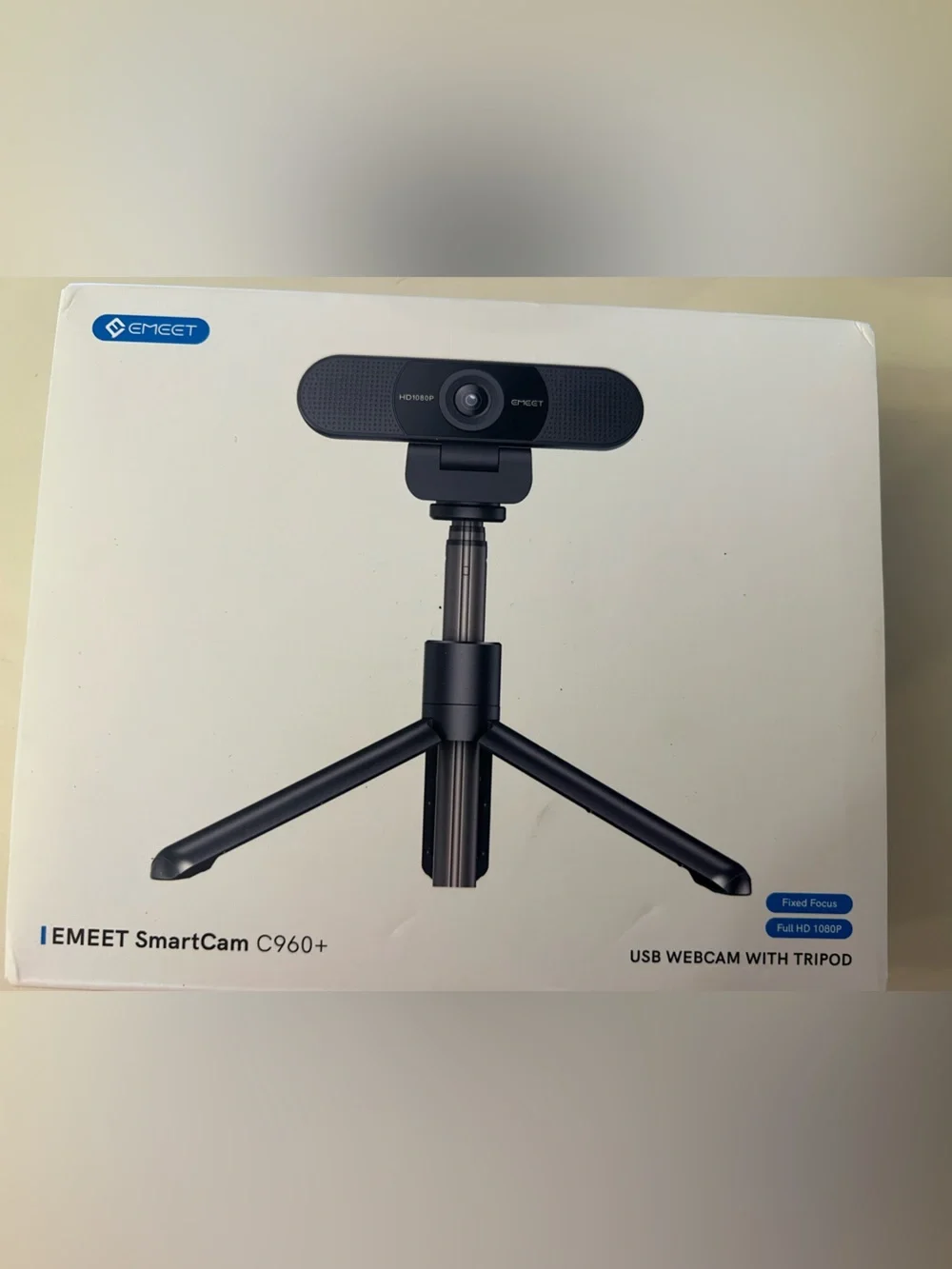 SmartCam C960+ Black USB Webcam with Tripod New in box